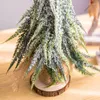 Christmas Decorations Fake Pinales Tree For Home Decoration Mini Snow Frost Shop Cupboard Table