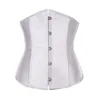 Bustiers Corsets Haute Qualité Métal Busk Clips En Gros Underbust Taille Corset Minceur Cinchers Laçage Bondage Satin