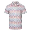 Nova camisa masculina casual com botão de verão camisa de boliche de grife moda masculina Royal REBELLION camisa social estampada camisa de seda casual 23ss