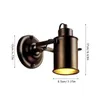 Vägglampor ljus skal industriell stil retro lampa stativ bostad amerikansk land loft kafé butik atmosfär spotlight