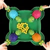 Neuheitsspiele Eat Ball Frog Brettspiel Multiplayer Wettkampfrennen Interaktives Spielzeug Spielen mit Freunden Lernaufkleber Geschenk für Kinder 230311