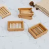 DHL Free Shipping Multi-style Wooden Soap Dish Bamboo Wooden Soap Dish Mildew-proof Drain soap dish holder