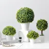 Decoratieve bloemen kunstmatige gesimuleerde boom mini bonsai pot nep bloem pot ornament decor plant voor huis bruiloft decoratie