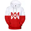 Sweats à capuche pour hommes Marcus Martinus 3D sweats Harajuku hommes/femmes sweat à capuche manteau hauts Kpop à capuche