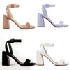 Femmes marques sandales talons épais talons hauts Miss Sabina été Cool chaussures cuir verni sandale 35-43