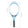 Tennisracketar uppsättning av 2 barn för att träna kolfiber topp stålmaterial sträng med gratis boll 230311