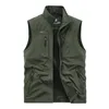 Men's Vests Men's Spring Thin Section Outdoor Vest Leisure Sports Quick-drying Vest Camping Mountaineering Fishing Coat Sleeveless Vest 230311