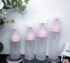 Storage Bottles 100ml/3.3 Oz Frosted Plastic Foamer Foam Pump Dispenser Travel Size Refillable BPA Free For Foaming Soap Face Wash SN638