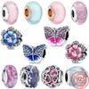 925 silver Fit Pandora Original charms DIY Pendant women Bracelets beads Murano Glass Beads Charms for jewelry DIY making