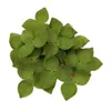 Kwiaty dekoracyjne sztuczne liście zielone zieleń na środkowe elementy tła DIY
