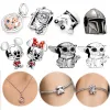 925 srebro Fit Pandora oryginalne charms DIY wisiorek kobiety bransoletki koraliki koralik naszyjnik charms Diy kobiety biżuteria Charms