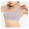 LL Yoga Outfit Cross Beauty Back Bra High Strength Shockproof Running Fitness Sports Women's Yoga Bra