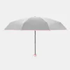 Şemsiye Taşınabilir Katlanabilir Ultra Hafif Yağmur Işığı Şemsiyesi Anti-UV SU YAPMA 5 Katlanır Güneş Seyahat Mini Cep Şalasol