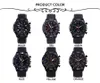 Wristwatches 2023 Rubber Quartz Watch Women Men Ladies Fashion Wrist Three-eyes Relogio Feminino Masculino