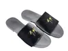 Designer Vrouwen Lederen Sandaal Zomer Man Platte Slider Formele Lederen Riem Gesp Schoen Gewatteerde Ademende Pumps Strand slippers Groothandel Prijs Met Doos Maat 35-46