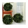 Dekorativa blommor Simulering Grön lämnar gräsbollen Artificial Flower Plant Topiary Tree Boxwood Home Outdoor Wedding Party Decoration