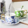 Coffee Cup English Afternoon Tea Top Grade Bone China Tea Set 180ML Luxury Drinkware