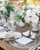Masa peçete domuz inek tavuk sandalye üzerinde oturan 4/6/8pcs kumaş dekor mutfak tabakları için yemek havlu mat düğün dekorasyon