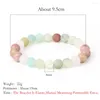 Strand Rttooas 8Mm Natural Stone Bracelet Rhodonite Gemstone Beads Mala Bracelets For Women Men Bangles Handmade Jewelry Wholesale