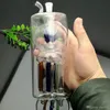 Blumen unter dem Oktopus Glaswasserflasche Großhandel Glas Bongs Öl Wasser Rohre Glasrohröl Rauchen Rauchen