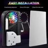 Multifunctional Ps5 Console Decoration Light 8 Colors Dazzle Color Changing Luminescent Atmosphere Lamp DIY Remote Control Gaming Accessories DHL Fast