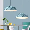 Pendant Lamps Nordic Fashion Simple Creative Office Floating Window Restaurant Single-Head Bar Table Pot Cover Small Chandeliers