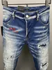 DSQ Phantom Turtle heren jeans heren luxe designer jeans skinny gescheurde coole kerel causaal gat denim modemerk fit jeans gewassen broek 6927