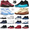 Jumpman 12s Homens Basquete Sapatos Jogo Francês Azul Royal Dark Concord Preto Táxi Stealth Grind Playoff Royalty Release Grind Treinadores Esportes