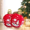 Party Decoration 60cm Christmas Ball Ornaments Creative Tree Decorations Outdoor Fun PVC Inflatable Toy Light Gift