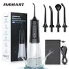Autre hygiène bucco-dentaire INSMART Water Flosser Oral Irrigator Dental Water Jet Floss Whitening Water Thread for Dents 300ML Portable Tooth Cleaner 230311