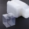 Gift Wrap Transparent Wedding Favors Present Pocket Plastic Candy Boxes Square Bag Cookie Pouch Chocolate Box