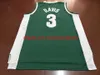 Rzadkie zielone Pantery #3 A.Davis College Basketball Jersey Custom Dowolne Numer Numer Jersey