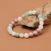 Strand Rttooas 8Mm Natural Stone Bracelet Rhodonite Gemstone Beads Mala Bracelets For Women Men Bangles Handmade Jewelry Wholesale