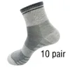 Men's Socks Pairs Lot Cotton Black Sports Casual Run Spring Men Breathable Male Summer Mesh Sock Size 38-45Men's