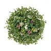 Fiori decorativi Ghirlande artificiali Ghirlande Decorazione domestica Simulazione di nozze Piante verdi 50CM Decorazioni per feste Ghirlande per anelli per porte