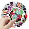 50 pièces autocollants Anime Graffiti puissance pour Skateboard voiture bébé casque trousse à crayons journal téléphone ordinateur portable planificateur décor livre Album jouets guitare décalcomanies bricolage