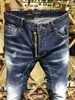 DSQ Phantom Turtle heren jeans heren luxe designer jeans skinny gescheurde coole kerel causaal gat denim modemerk fit jeans me281n