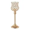 Bougeoirs Grand candélabre photophore cristal chandelier tasse pour mariage à la maison