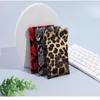 Sacs de rangement Spring Mouth Fermeture automatique Mini Leopard Print Zero Wallet Headset Bag Small Coin