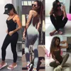 Combinaisons pour femmes Barboteuses Hirigin Femme Dos Nu Sling Sportswear Slim Fit Yoga Gym Romper Leggings Combinaisons Serrées Workout Runwear Long Pantalon Ensembles 230311