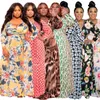 Abbigliamento etnico Abiti africani per le donne 2023 Abiti africani Abito Stampa Dashiki Ladies Office Lady Plus Size 5XL 4XL