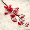 10Pcs Plum Cherry blossoms Artificial Silk flowers flores Sakura tree branches Home table living room Decor DIY Wedding Decoration