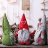 Weihnachtsdekorationen, 3 Farben, handgefertigt, Zwerg, Weihnachtsmann, Figuren, Ornament, Weihnachtsdekoration, Geschenke