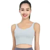 Yoga-outfit 2023 Fitness beha vrouwen duwen draadfree u-back nylon vast stretch running pilates gym workout sport ondergoed s-xl