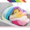 Scarves Wraps Hand Woven Air Conditioning Blanket DIY Finished Baby Quilt Autumn and Winter Coral Velvet Sofa Cushion Shawl Scarf 230311