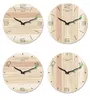 壁時計シンプルな木製穀物時計モダンデザインサイレントクォーツホームリビングルームオフィスカフェ装飾アートウォッチ