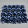 20 peças 5 polegadas flor artificial peônia peônia de seda com hastes de 6 polegadas flores adequadas para buquês de casamento decoração de festa em casa