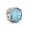 925 argento Fit Pandora Ciondoli originali Ciondolo fai da te Bracciali da donna perline Scintillante mongolfiera rosa ciondola cristallo