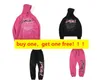 Puff Print SP5der Young Thug 555555 Angel Hoodie Men Women Hoge kwaliteit zware stof Spider Web Sweatshirts Pullover 0k