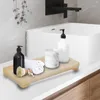 Bath Accessory Set Vanity Tray Countertop Organizer Rectangle For Office Decoration